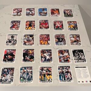 Upper‎ Deck Dominos Pizza Quarterback Challenge  50 card set Football NFL